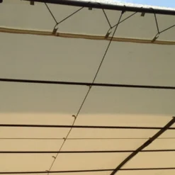 Toile Universelle En Polyester Pour Pergola Adossée 3 X 4 M