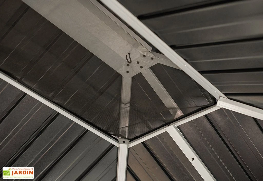 Pergola Fermée En Aluminium 4 X 3 M Avec Toiture Acier - Bolata 8 Pergola Fermée En Aluminium 4 X 3 M Avec Toiture Acier - Bolata – Image 6