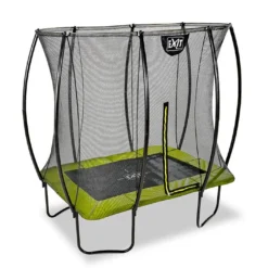 EXIT TOYS Trampoline Rectangulaire Sur Pieds Avec Filet De Protection - Exit Silhouette -Jardelix Soldes Magasin trampoline enfant filet silhouette 153 214 cm pls coloris 4