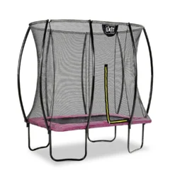 EXIT TOYS Trampoline Rectangulaire Sur Pieds Avec Filet De Protection - Exit Silhouette -Jardelix Soldes Magasin trampoline enfant filet silhouette 153 214 cm pls coloris 7