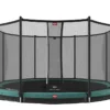 Berg Trampoline Enterré Avec Filet De Sécurité Favorit - Ø 380 Cm -Jardelix Soldes Magasin trampoline enterre 380 avec filet securite 1