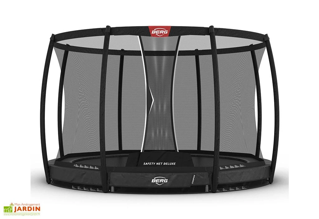 Berg Trampoline Enterré Rond Avec Filet De Protection Champion – Ø 330 Cm 4 Berg Trampoline Enterré Rond Avec Filet De Protection Champion – Ø 330 Cm – Image 2