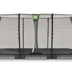 EXIT TOYS Trampoline Enterré Avec Filet De Protection Allure Classic – 244 X 427 Cm