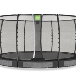 EXIT TOYS Trampoline Rond Enterré Avec Filet De Protection Allure Premium - ø 427 Cm