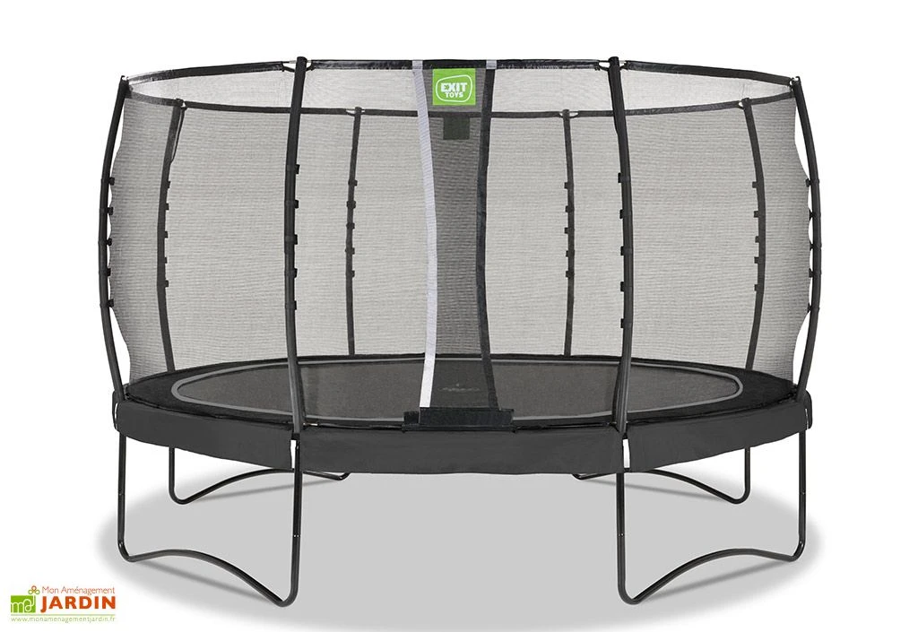 EXIT TOYS Trampoline Rond Sur Pieds Avec Filet De Protection Allure Premium - ø 305 Cm 3 EXIT TOYS Trampoline Rond Sur Pieds Avec Filet De Protection Allure Premium - ø 305 Cm