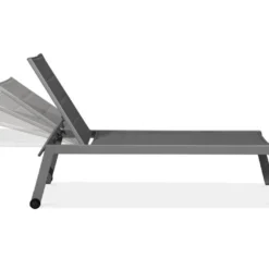 Bain De Soleil En Aluminium Et Toile Forli XL - 65 X 202 Cm (lot De 2) -Jardelix Soldes Magasin transat aluminium toile forli xl