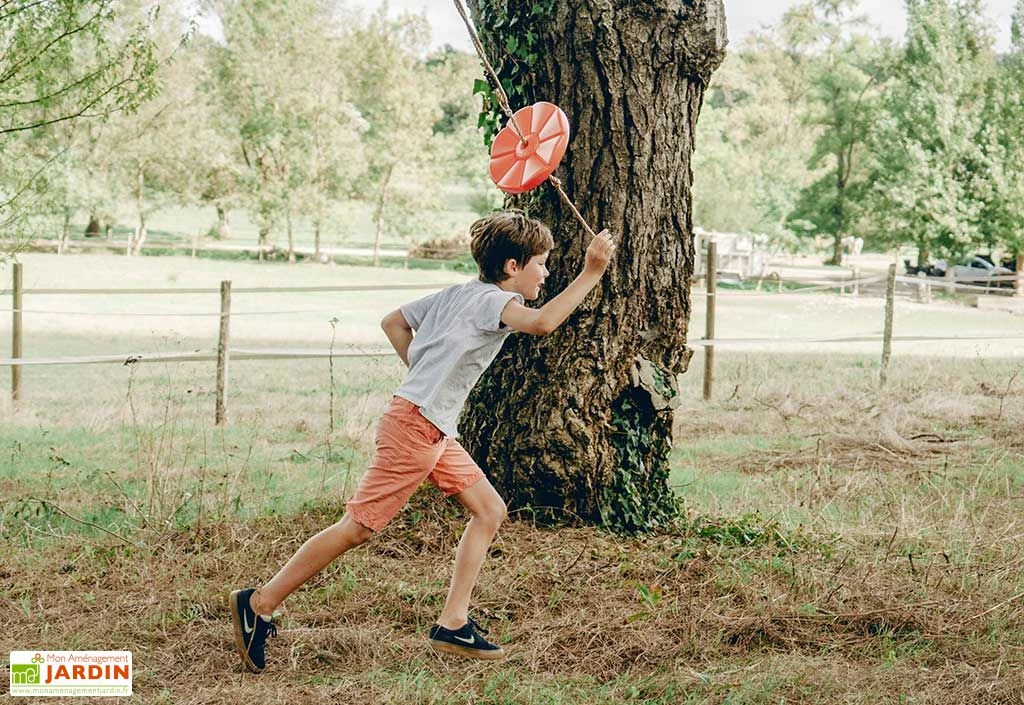 Tyrolienne De Jardin Pour Enfants Et Adultes Fury 28 M 4 Tyrolienne De Jardin Pour Enfants Et Adultes Fury 28 M – Image 2