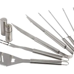 Valisette D'Ustensiles Pour Barbecue : 9 Pièces
