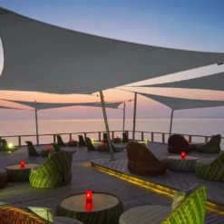 Voile D'ombrage Carrée 4 X 4 M - Ingenua Solidum -Jardelix Soldes Magasin voile ombrage carre ingenua umbrosa solidum 1