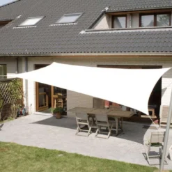 Voile D'ombrage Rectangulaire 3 X 5 M - Ingenua Sunbrella -Jardelix Soldes Magasin voile ombrage ingenua 2 4