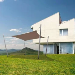 Voile D'ombrage Carrée 4 X 4 M - Ingenua Solidum -Jardelix Soldes Magasin voile ombrage ingenua 2 1