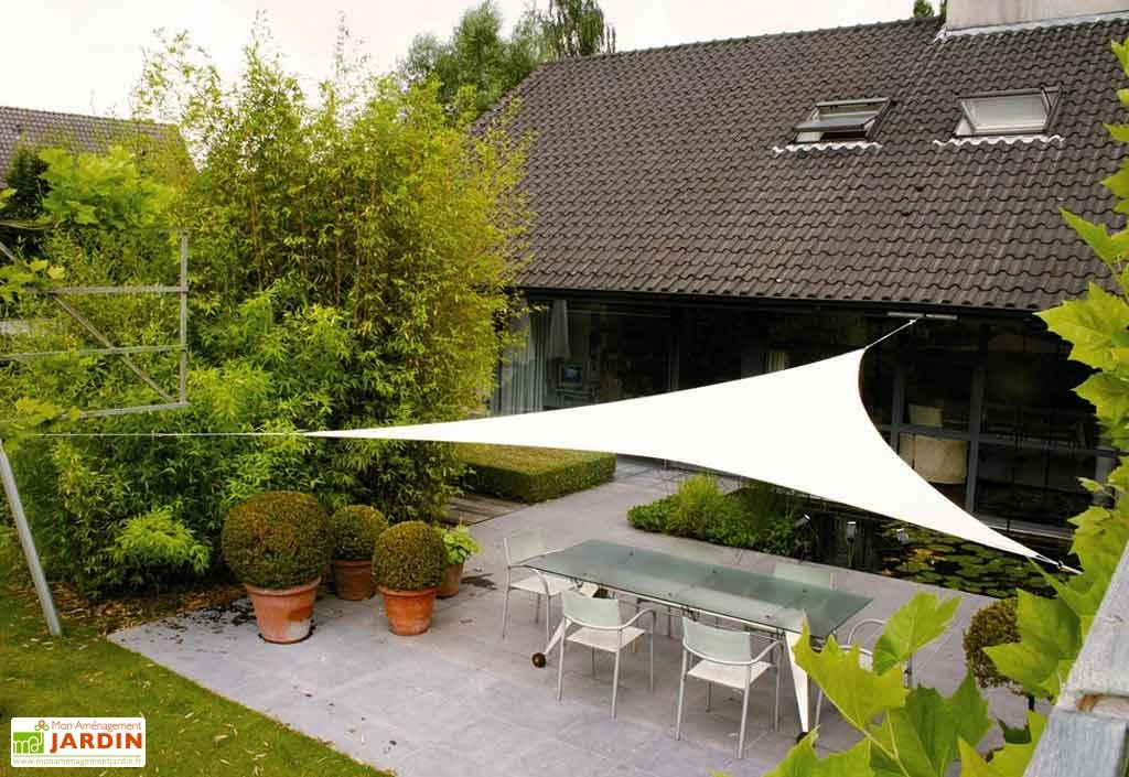 Voile D'ombrage Triangulaire 5 X 5 X 5 M - Ingenua Solidum 7 Voile D'ombrage Triangulaire 5 X 5 X 5 M - Ingenua Solidum – Image 5