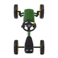 Kart à Pédales Berg Buzzy John Deere -Jardelix Soldes Magasin vue dessus kart pedales tracteur john deere