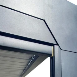 Rideau Pour Pergola Actual Green Outside – 3 M Noir -Jardelix Soldes Magasin zoom rideau actual